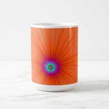 Tangerine Color Explosion Mug