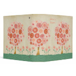 Tangerine Dream 3 Ring Recipe Book Binder