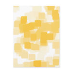 "Tangerine" Geometric  Art Post Card