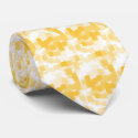 "Tangerine" Geometric Art Tie