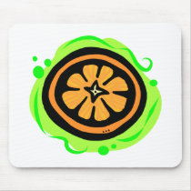 Tangerine mousepads by Edibility Tangerine mousepads