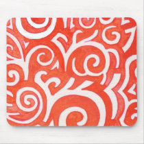 Tangerine Mousepad mousepads