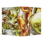 Tangerine Rapture Abstract Binder
