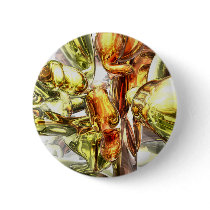 Tangerine Rapture Abstract Button by alexanderbutler Tangerine Rapture Abstract Button
