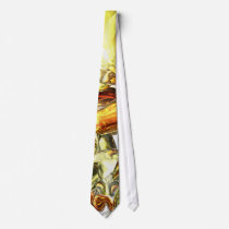 Tangerine Rapture Abstract Tie by alexanderbutler Tangerine Rapture Abstract Tie