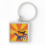 Tangerine Samurai Keychain
