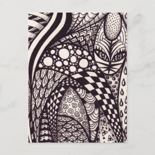 Tangle Cat postcard postcard