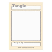 Tangle Trading Card business cards by BumbleBat Tangle Trading Card business cards
