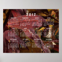 Tangled Flora; 2012 Calendar Posters