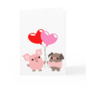 Pig Valentine Cards