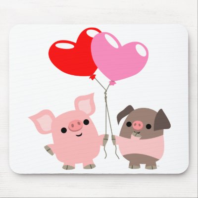 hearts and pigs
