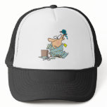 tangled in wrapping paper funny cartoon hat