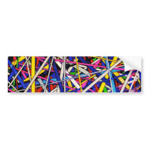 Tangled Tape Bumper Stickers
