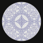 Tangled Tiles Round Sticker