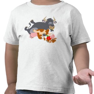 Cartoon Bull Shirt 