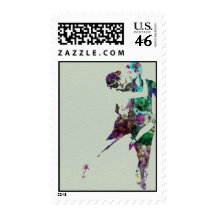 Tango Dance Postage Stamp