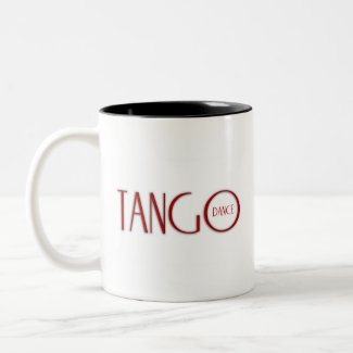Tango dance mug