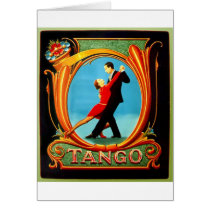 Tango Dancer Greeting Cards