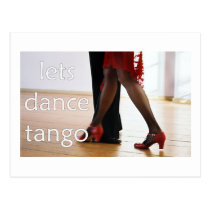 Tango Dancers! postcards
