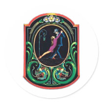 Tango design! Tango Art! Round Stickers