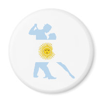 Tango Flag Fridge Magnet