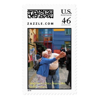Tango fun in La Boca Postage