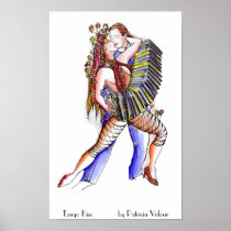 Tango kiss print