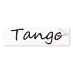Tango lover original design! bumper sticker