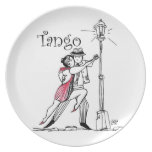 Tango Naive Tangueros Party Plates