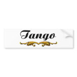 Tango Original design! Traditional Tango Art! Bumper Stickers