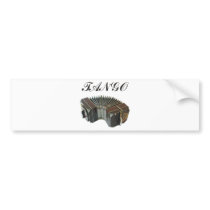 Tango Products & Designs! Argentina Music! Bumper Sticker