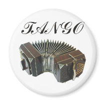 Tango Products & Designs! Argentina Music! Refrigerator Magnet