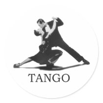 TANGO ROUND STICKER
