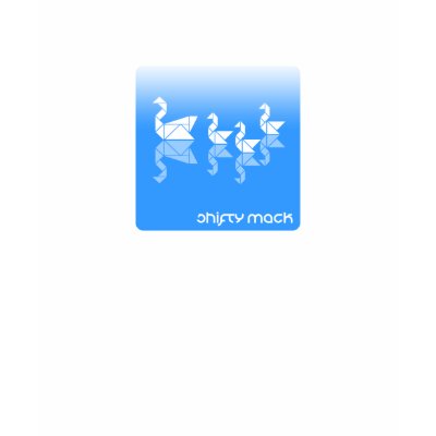 Tangram Swans Tee Shirts by shiftymack