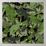 Tank Army Camouflage Framed Print