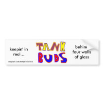 Tank Buds simple bumper sticker bumper stickers