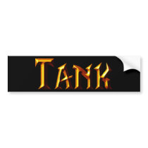 Tank Bumper Sticker