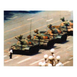 Tank Man Painting Poster