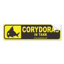 Tank Mates bumper sticker series 1-Corydoras bumper stickers