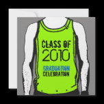 Tank Top Graduation Class Of 2010 Invitation 2