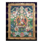 tibetan, school, 8th, thangka, brought, buddhism,