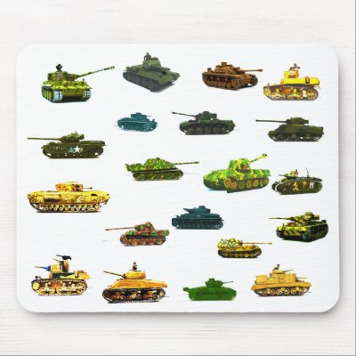 Tanks a  Lot Mousematt. Mouse Pad by Room_6_designs