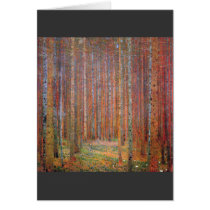Tannenwald I by Gustav Klimt cards