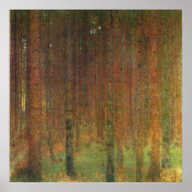 Tannenwald II by Gustav Klimt Print