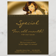 Tanning Flyer Super Gold Jewelry Woman
