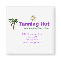 Tanning Hut Magnet