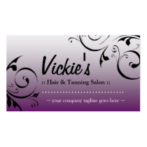Tanning Salon Business Card business cards
