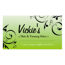 Tanning Salon Business Card business cards