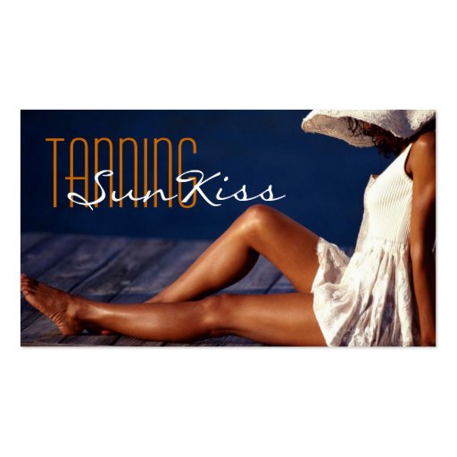 Tanning Salon, Spa Business Card