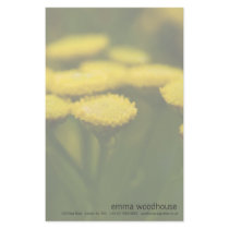 Tansy stationery